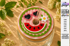 Drink Lid Toppers Laser Cut Bundle | Acrylic Tumbler Tag SVG Product Image 10