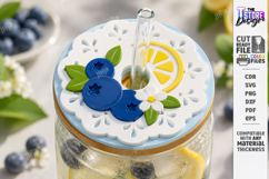 Drink Lid Toppers Laser Cut Bundle | Acrylic Tumbler Tag SVG Product Image 11