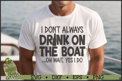 Drink On The Boat SVG File Product Image 1