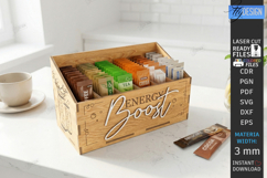 Drink Packet Organizer Laser Cut| Station Storage Laser |CNC Product Image 1