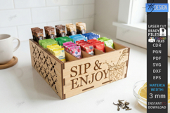 Drink Packet Organizer Laser Cut| Station Storage Laser |CNC Product Image 1