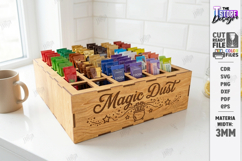 Drink Packet Organizer Laser Cut | Storage Box | Kitchen SVG Product Image 1