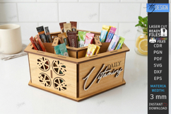 Drink Packet Organizer Laser Cut| Station Storage Laser |CNC Product Image 1
