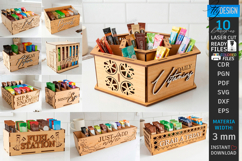 Drink Packet Organizers Laser Cut Bundle | Station Storage Product Image 1