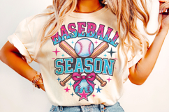 Baseball Season Ice Cream Drip PNG, Baseball Mama PNG, Game Product Image 2