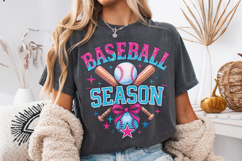 Baseball Season Ice Cream Drip PNG, Baseball Mama PNG, Game Product Image 3
