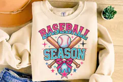 Baseball Season Ice Cream Drip PNG, Baseball Mama PNG, Game Product Image 4