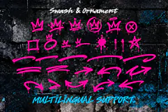 Drip Brutalyn - Melted Marker Graffiti Webfont Product Image 8