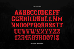 Drip Thorny | Black Metal Font Product Image 10