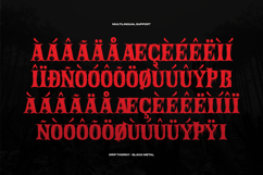 Drip Thorny | Black Metal Font Product Image 11