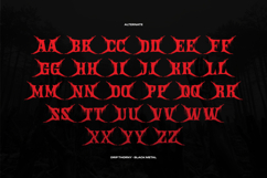 Drip Thorny | Black Metal Font Product Image 12