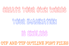 Dripping Candles Lettering Font Cartoon Wax ABC OTF Type Product Image 3