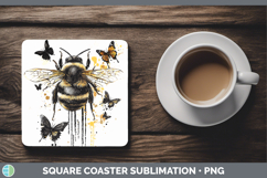 GorgeousDrips BS01 Square Coaster design.