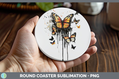 GorgeousDrips BS01 Round Coaster design.