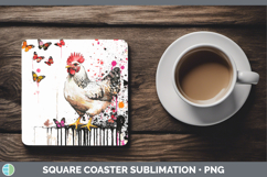 GorgeousDrips BS01 Square Coaster design.