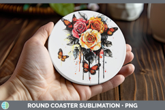 GorgeousDrips BS01 Round Coaster design.