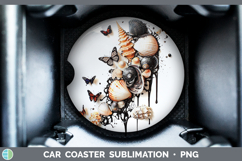 GorgeousDrips BS01 Car Coaster design.