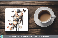 GorgeousDrips BS01 Square Coaster design.