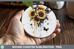 GorgeousDrips BS01 Round Coaster design.