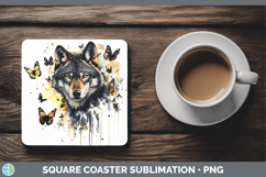 GorgeousDrips BS01 Square Coaster design.