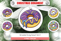 Ornament Icing Drizzled Donut Product Image 1