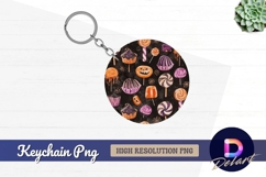 Halloween candies Round Keychain PNG Product Image 1
