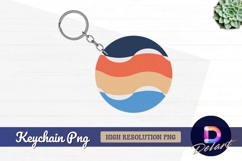 Abstract Round keychain png modern design Product Image 1