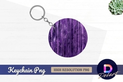 Abstract dripping purple paint Round Keychain PNG Product Image 1