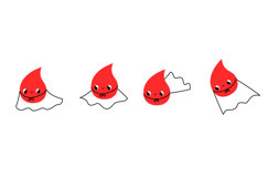 Blood Drop Superhero Clipart Medical Donor SET Product Image 4