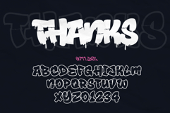 Drop Shade | Melted 3D Graffiti Webfont WOFF Product Image 10
