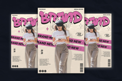 Drop Shade | Melted 3D Graffiti Webfont WOFF Product Image 4
