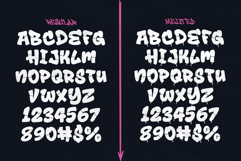 Drop Shade | Melted 3D Graffiti Font Product Image 8