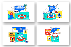 10 World Drowning Prevention Day Illustration Product Image 2