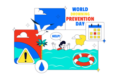 10 World Drowning Prevention Day Illustration Product Image 4