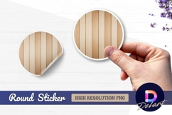 Round wooden plank texture round sticker png Product Image 1