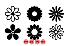 Minimalist Floral Vector Icons For Craft Projects Product Image 1