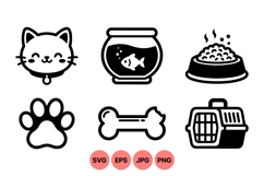 Pet Animal Icons For Digital Design Use Product Image 1