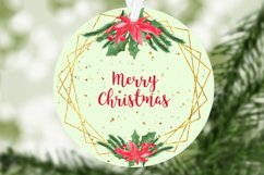 Merry Christmas Ornament PNG,Ornament Bundle,Gift Tags Product Image 2