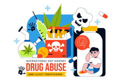 10 Drug Abuse And Illicit Trafficking Illustration Product Image 4