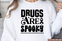 Drugs are spooky svg, Drug Awareness SVG Product Image 1
