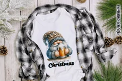 Gnome Merry Drunk I'm Christmas JPG | PNG Sublimation Product Image 2