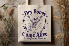 Dry Bones Come Alive Ezekiel 37 SVG, Christian Retro Design Product Image 3