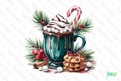 Christmas Hot Chocolate Mug Clipart Product Image 1