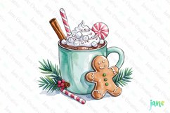 Christmas Hot Chocolate Mug Clipart Product Image 1