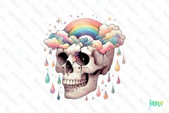 Sarcastic Skeleton Clipart Product Image 2