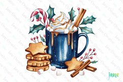Christmas Hot Chocolate Mug Clipart Product Image 1