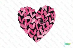 Valentine Day Heart Brushstroke Clipart Product Image 1