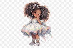 Cute Toddler Girl Sublimation Clipart Product Image 3