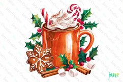 Christmas Hot Chocolate Mug Clipart Product Image 1