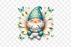 Sleeping Baby Gnome Clipart Product Image 2